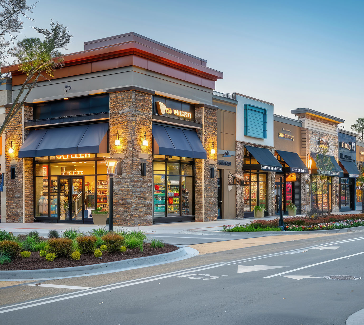 Commercial Landscaping for Shopping Centers