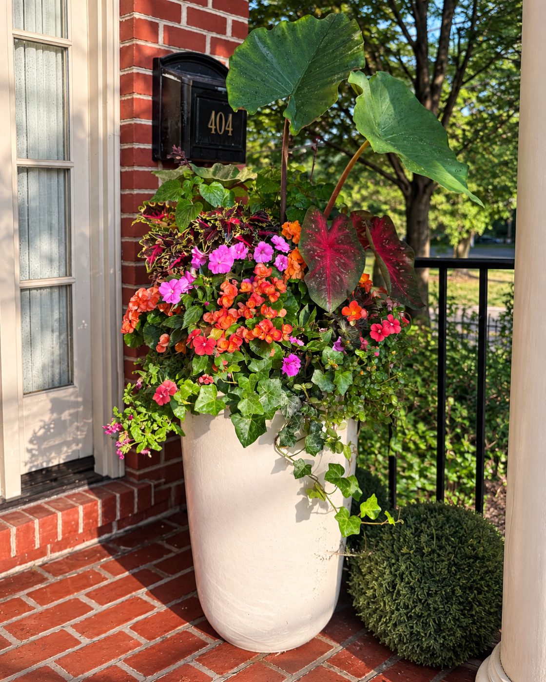 POT 2 JOE Seasonal entrance planters installed by Rockport
